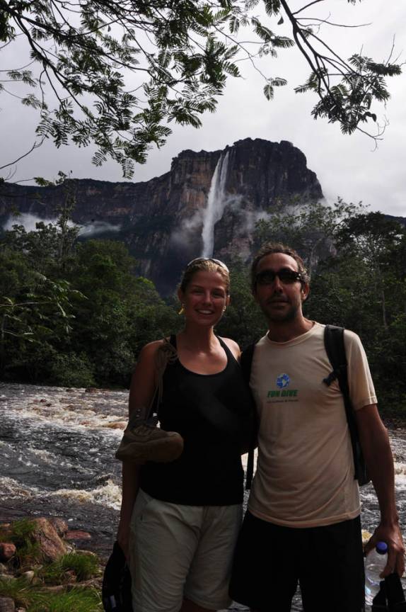 Já bem próximos do Salto Angel, no Parque Nacional Canaima, no sul da Venezueka